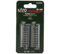 Kato N Scale Unitrack 20-040 Straight Track 62mm 2 7 16 S62 4 pcs NEW from Japan