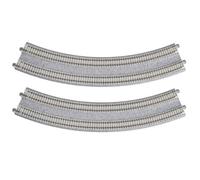 Kato 20-181 Unitrack (R414/381-45PC) CS Dual Curved Track 2pcs