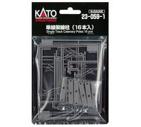 Kato Single Track Catenary Masts (16) K23-059-1 N Gauge