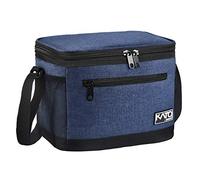 Kato Tirrinia 8L Insulated Lunch Bag for Women Men, Lunch Cooler Tote for Office Work, Leakproof Thermal Reusable Lunch Box for Adult & Kids, Dark Blue