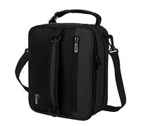 Kato Tirrinia Expandable Insulated Lunch Bag, 10L Lunch Cooler Bag with Shoulder Strap for Men and Women, Leakproof Lunch Box Bag, Suitable for Work School Travel Picnic Camping Beach, Black