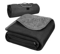 Kato Tirrinia Waterproof Picnic Blanket, Car Blanket, Foldable Camping Blanket With Sherpa Lining, Windproof, Triple Layer, Warm, Comfortable, For Outdoor, Beach, Grass, Concerts,130 X 150cm