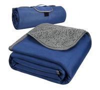 Kato Tirrinia Waterproof Picnic Blanket, Car Blanket Mat, Foldable Camping Blanket With Sherpa Lining, Windproof, Triple Layer, Warm, Comfortable, For Outdoor, Beach, Grass, Concerts, 200 X 150cm