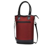 Kato Tirrinia Wine Cooler Bag Insulated Leakproof Padded Portable Wine Carrier with Strap 2 Bottle Wine Bag for Camping Travel Beach Picnic Gift for Wine Lovers Red