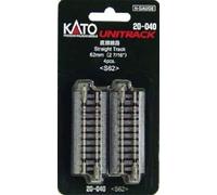 Kato 20-040 Unitrack (S62) Straight Track 62mm 4pcs