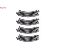 Kato N Gauge Compact Unitrack 45 Degree Curved Track, 4pcs, 1:160 Scale, Toy Model Vehicle Track, Railway Set