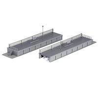 Kato Unitrack Opposite Platforms End (Pre-Built) K23-180 N Gauge