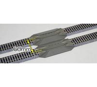 Kato 2-142 HO Unitrack 123mm 4 7/8in Road Crossing and Rerailer 2pcs (US IMPORT)