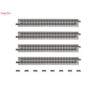 Kato Unitrack (S186P) Straight Open Pit Track 186mm 2pcs N Gauge 20-016