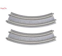 Kato Unitrack (WR315/282-45PC) CS Dual Curved Track 2pcs 1:150 Scale, N Scale