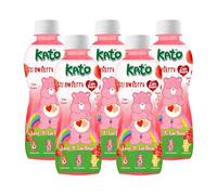 KATO x Care Bear Strawberry Fruit Juice with Nata De Coco 320ml x 5 Bottles - Halal