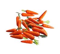 Katolang 30Pcs Mini Artificial Carrots Lifelike Fake Carrot for Decoration Easter Fake Foam Carrot Models Decorative Bunny Carrots DIY Crafts Easter Party Home Decoration Photo Props 30PCS