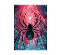 Katomula 100 MTG Card Sleeves with 100 Inner Sleeve, Textured Back Art Sleeves, Fit Standard Size Cards- Spider
