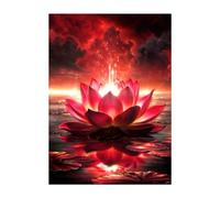 Katomula 100 MTG Card Sleeves with 100 Inner Sleeve, Textured Back Art Sleeves, Fit Standard Size Cards- Mountain Lotus