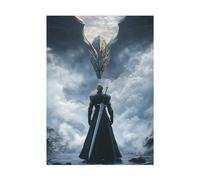 Katomula 100 MTG Card Sleeves with 100 Inner Sleeve, Textured Back Art Sleeves, Fit Standard Size Cards - Fantasy Dragon