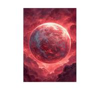 Katomula 100 MTG Card Sleeves with 100 Inner Sleeve, Textured Back Art Sleeves, Fit Standard Size Cards-Mountain Planet