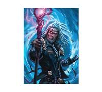 Katomula 100 MTG Card Sleeves with 100 Inner Sleeve, Textured Back Art Sleeves, Fit Standard Size Cards-Artifice Master