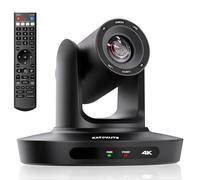 KATOVJJTS PTZ Camera 4K UHD with 10X Optical Zoom,Video Conference Room Camera,Live Streaming for Church Worship,USB HDMI IP POE Work with Vmix,Zoom,OBS,YouTube,Facebook Livestream
