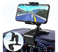 KATREU Phone Car Mount, 360 Degree Rotation Universal Dashboard Phone Holder, Multifunction Adjustable Mobile Phone Holder for Car