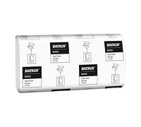 Katrin 100669 Basic quality Interleaved Zig Zag hand towels, 1-Ply, natural (Pack of 5000)