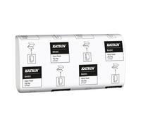 Katrin 100669 Basic Quality Interleaved Zig Zag Hand Towels, 1-Ply, Natural (Pack Of 5000)