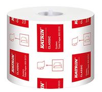 Katrin 103424 Classic System Toilet ECO paper, 100% recycled fibre (Pack of 36)