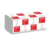 Katrin Hand Towel Classic Zig Zag 2-Ply White 200 Sheets Pack of 20