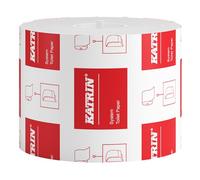 Katrin AA023 Classic System 800 Eco Toilet Roll, White, Pack of 36