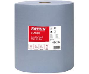 Katrin Afk224-B Classic Industrial Towel, 3-Ply, Laminated, Pallet, Xx-Large, Blue Unit-2