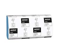 Katrin Basic V-Fold Hand Towel Zig Zag Blue 1 Box contains 20 Packs X 250