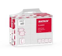 Katrin Classic Non-Stop M2 Folding Hand Towel 2-Ply 20.3 X 24 Cm Interfold 25 X 160 4000 Towels In Mobile Phone Pack 61617, White
