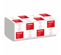 2 ply White V Fold Hand Towels ZigZag Paper 20 x 200 Katrin Classic 45570