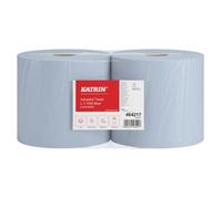 Katrin Industrial Wipes Roll, Large, 3-Ply Laminated, Blue (Case of 2)