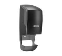 Katrin Plastic Dispenser with Core Catcher For System Toilet Paper Roll Black - 77472