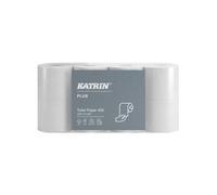 Katrin Plus 2-Ply Toilet Paper Roll Easyflush White 400 Sheets (Pack of 40) 96039