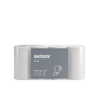 Katrin 87709 Plus Toilet Paper Roll 180 Sheets 3-Ply ~ 56 Rolls