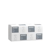 Katrin Plus White 2 Ply V Fold Zig Zag Hand Towels 200 Sheets per sleeve (20 x 200)