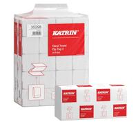 Katrin V-fold Paper Towels Zig Zag 4000 Sheets 2-Ply, Handy Pack - 35298