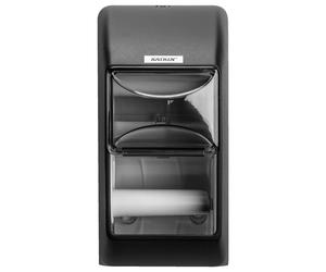 Katrin Wall Mounted 2-Roll Paper Towel Dispenser, Black