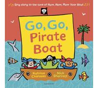 Katrina Charman Go, Go, Pirate Boat Paperback Book Katrina Charman Multicolor