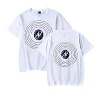 KATSEYE 2025 Beautiful Chaos Tour Merch T-Shirt - Unisex Short Sleeve Korean Style Graphic Tee Concert Apparel for K-Pop Fans (White,3XL)
