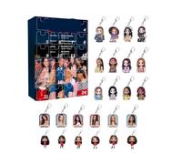 KATSEYE Advent Calendar 2026 Acrylic 24Day Christmas Countdown Calendar | Katseye Merch Korean Idol Group Sophia Lara Yoonchae Megan Daniela Manon Katseye Keychain PINKY UP Gabriela Gnarly Wild Album
