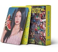KATSEYE BEAUTIFUL CHAOS Lomo Cards - 55PCS KPOP Photocards for KATSEYE Fans