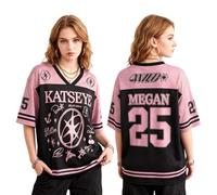 Katseye Jersey Tshirt Women K-Pop Music Concert Support The Wildworld Tour | Katseye Tshirt Korean Girls Group Sophia Lara Yoonchae Megan Daniela Manon Hip Hop Y2K Clothing Streetwear Tee Katseye Merch