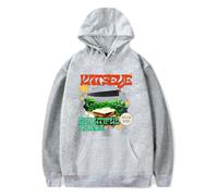 Katseye Merch Beautiful Chaos Hoodie Men Women Hip Hop Printing Pullover Hooded Sweatshirts (GREY,4XL)