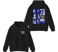 Katseye Merch The Beautiful Chaos Tour 2025 Hoodie Unisex Long Sleeve Pullover Graphic Tops (Black,L)