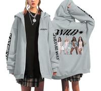 Katseye Merch the Wild World Tour Hoodie Music Support Katseye Sweatshirt | Katseye Hoodie Long Sleeve with Zipper Sweatshirt Korean Idol Group Graphic Streetwear Hip Hop Y2K Clothes