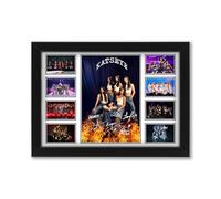 Katseye Signed Poster Print | Limited Edition Autograph Fan Gift | Collectible Music Memorabilia Merchandise | Art Collage Wall Art (A3 Framed)