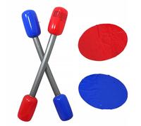 Katslyn 2 PCS Pugil Sticks Inflatable Games Garden Toys Gladiator Battle Duel Suitable for Ages 5+ Outdoor Use Reusable (Red Blue)