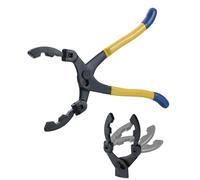 KATSU 13 Inch Adjustable Oil Filter Wrench Pliers 180 Degree Swivel Jaw 60-115mm Automotive Tool for Car Truck Motorcycle Engine Oil Filters 450178